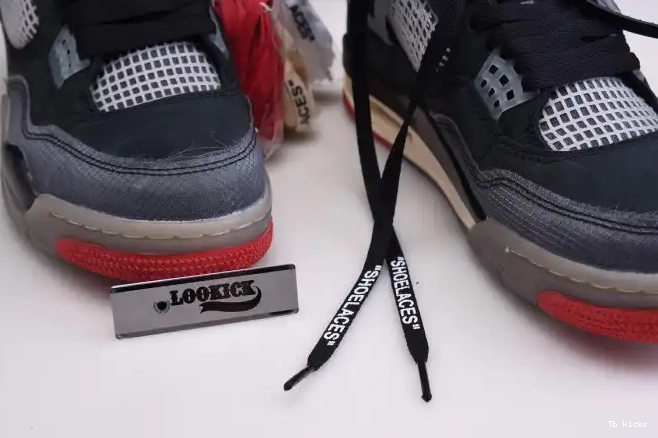 Cheap TBK 4 CV9388-001 Retro Air Bred x Off White Jordan 0426